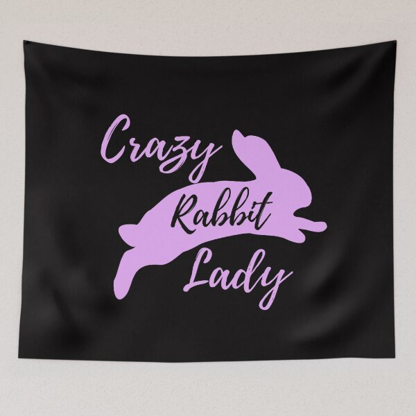Item preview, Crazy Rabbit Lady designed and sold by hearthearts.