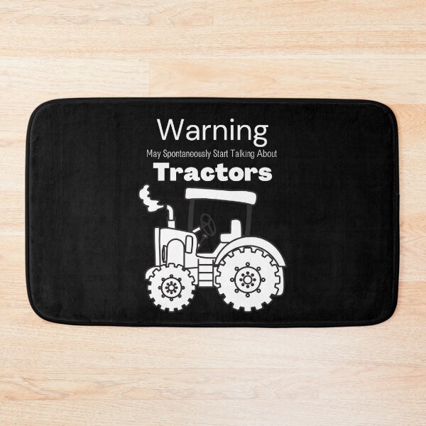 Item preview, Warning May Spontaneously Talk About Tractors,Mens or Womens Organic Cotton Farming Novelty designed and sold by piskwi.