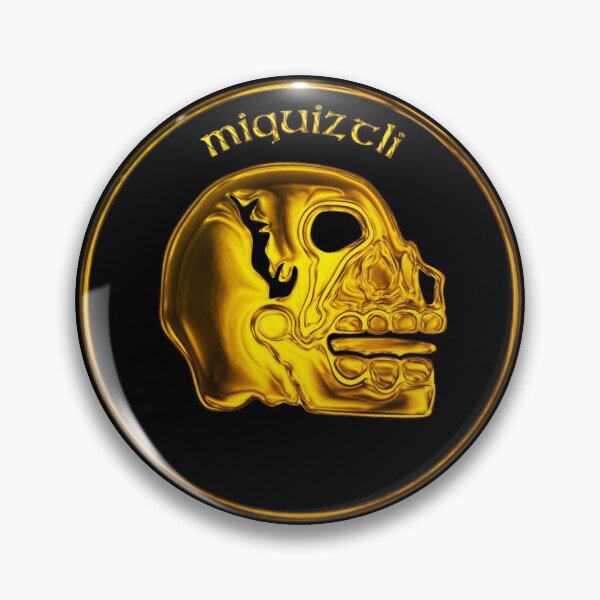Item preview, Aztec Day Sign 'Miquiztli' (Skull or Death) designed and sold by kernowerno.