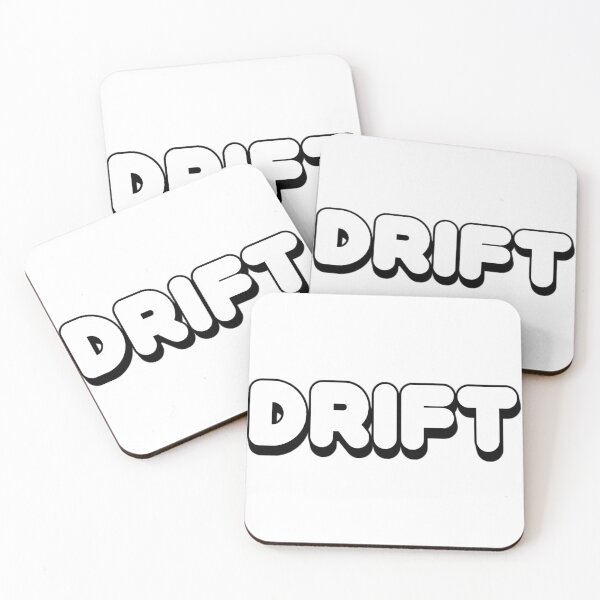 Item preview, Drift Word White Print designed and sold by Auto-Prints.