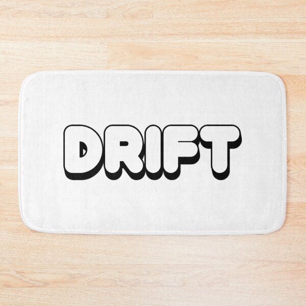 Item preview, Drift Word White Print designed and sold by Auto-Prints.