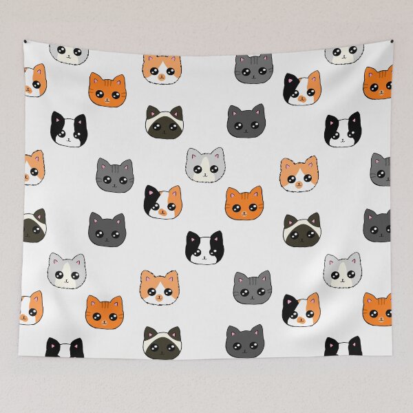 Item preview, Cat Heads designed and sold by Nonbinaryfrog.