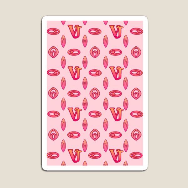 VJ Designer LV parody pattern - Bone Art Petite - Sticker