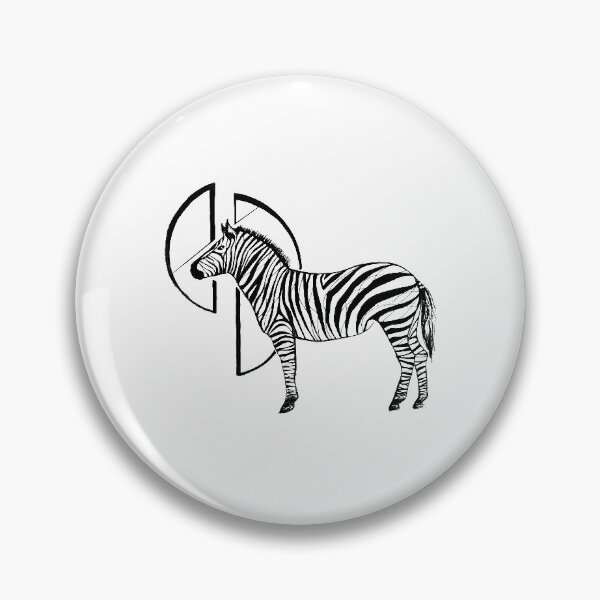 Item preview, Zebra hand made drawing from InkByKate designed and sold by InkByKateTattoo.