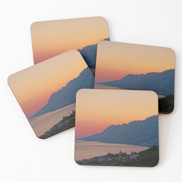 Item preview, Sunset Over Brela, Croatia designed and sold by atomov.