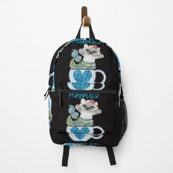 Item preview, Cat Kitten PurrMaid Mermaid Valentines Day Tea Cup designed and sold by Drnksuzys.
