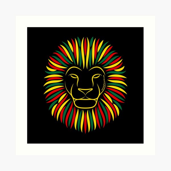 Reggae Rasta Lion | Twenty Four Wild Art Print