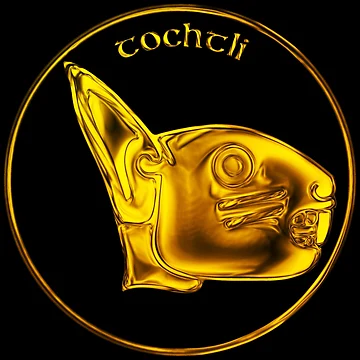 Artwork thumbnail, Aztec Day Sign 'Tochtli' (Rabbit) by kernowerno