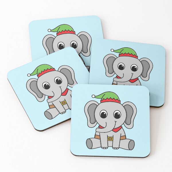 Item preview, Elfephant - Christmas Elephant Elf designed and sold by ambertanderes.