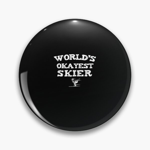Item preview, World's Okayest Skier Funny Skiing Gift Birthday designed and sold by Chamssou.