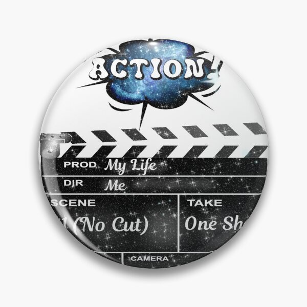 Item preview, Action Clapboard Cinema Blue Comic Speech Movie Show designed and sold by Jolly-Yosei.