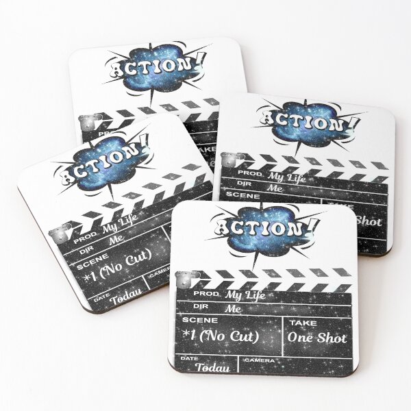 Item preview, Action Clapboard Cinema Blue Comic Speech Movie Show designed and sold by Jolly-Yosei.