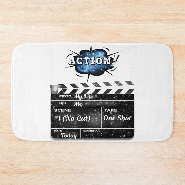 Item preview, Action Clapboard Cinema Blue Comic Speech Movie Show designed and sold by Jolly-Yosei.