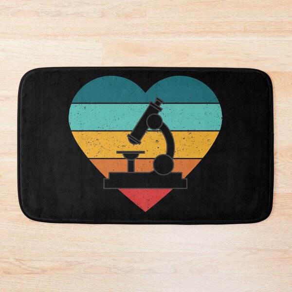 Item preview, BLUE HEART SHAPED RETRO TEXTURED SUNSET MICROSCOPE designed and sold by Hippiesole.