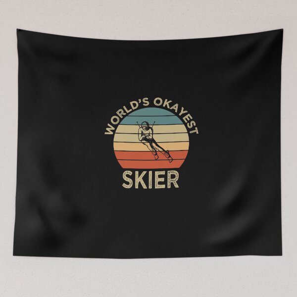 Item preview, World's Okayest Skier Funny Skiing Gift Birthday designed and sold by Chamssou.