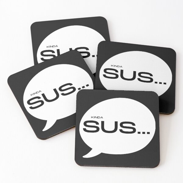 Item preview, Kinda Sus... (White) designed and sold by MonarchMerch.