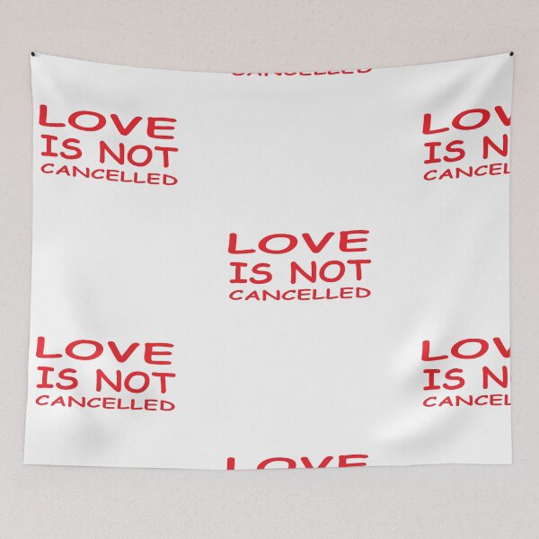 Item preview, LOVE IS NOT CANCELLED designed and sold by camelia khaled.