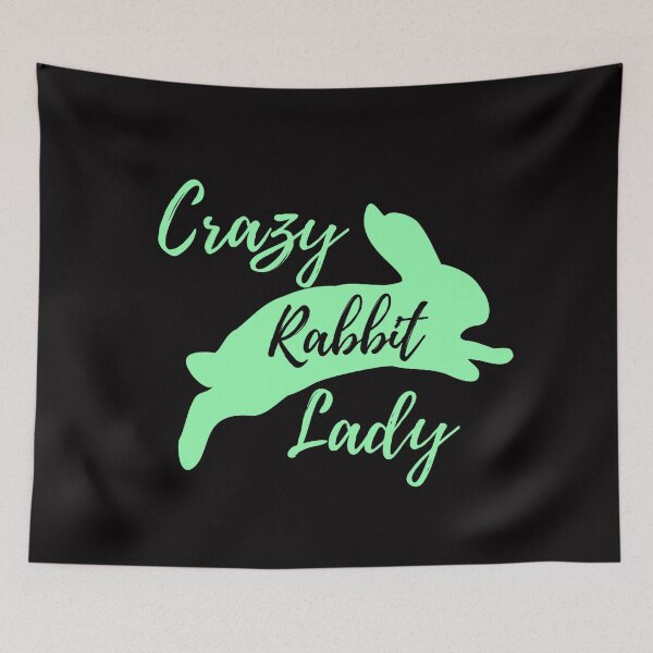 Item preview, Crazy Rabbit Lady designed and sold by hearthearts.