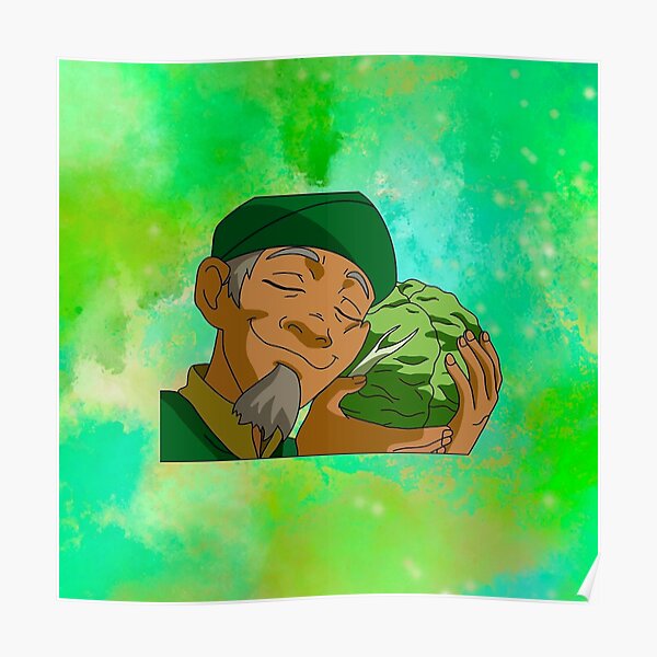 "Cabbage Man Avatar the Last Airbender (ATLA)" Poster by kinzlera