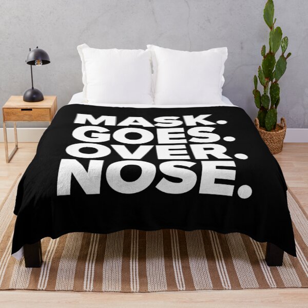 Item preview, Mask. Goes. Over. Nose. designed and sold by Ellie and Jack.