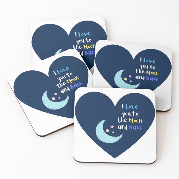 Item preview, I Love You To The Moon And Back  designed and sold by nadiahaq.