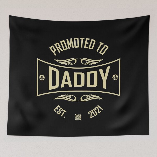 Item preview, Promoted to Daddy 2021 Funny New Baby Family designed and sold by YAHIA-14.