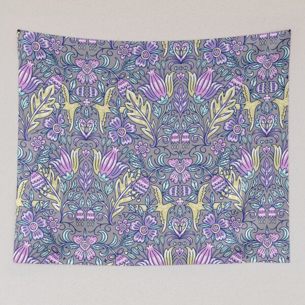 Item preview, Seamless all over floral nature print designed and sold by jkulling.