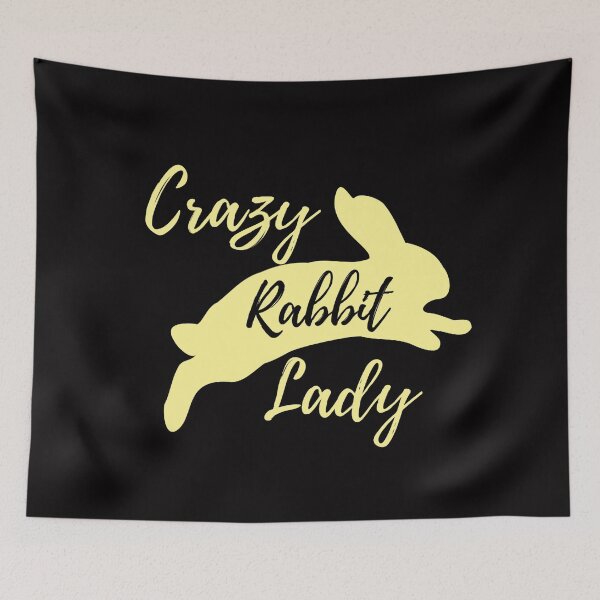 Item preview, Crazy Rabbit Lady designed and sold by hearthearts.