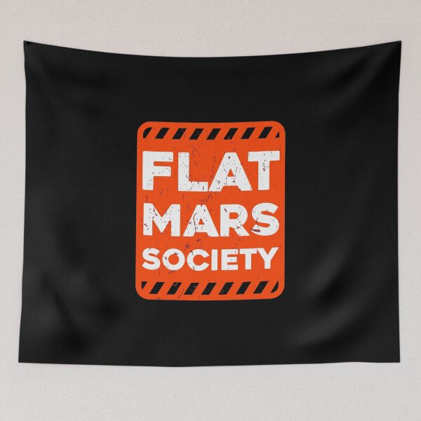 Item preview, Flat Mars Society designed and sold by ArqDezines.