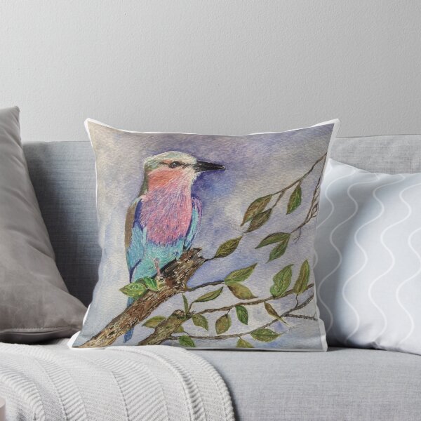 Item preview, LILAC BREASTED ROLLER designed and sold by Marilyn Grimble.