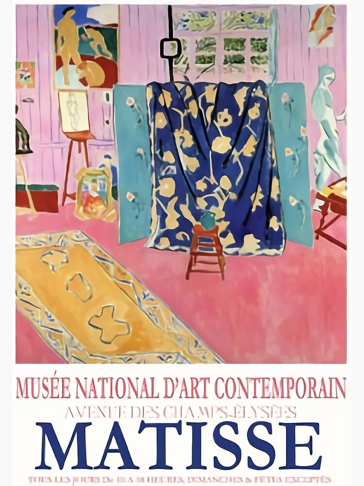 Discover Matisse Exhibition Poster Premium Matte Vertical Poster