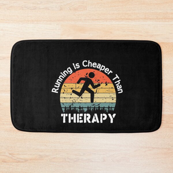 Item preview, Running It's Cheaper Than Therapy - Running Gift - Marathon Run - funny Gift ideas for runner Lovers  designed and sold by biigshow.