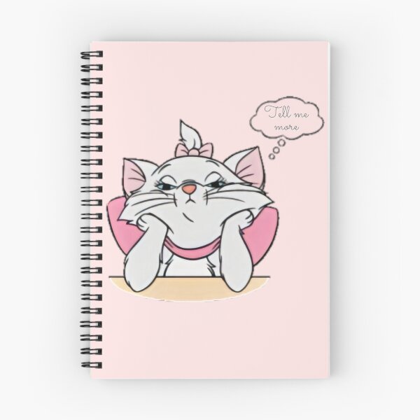 Item preview, Tell me more. Marie cute cat. Thinking cat designed and sold by soniaaseguin.