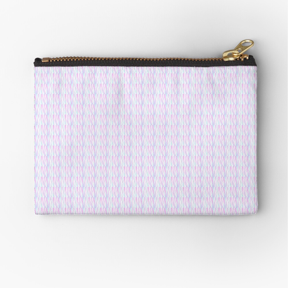 Pastel Stripes Zipper Pouch