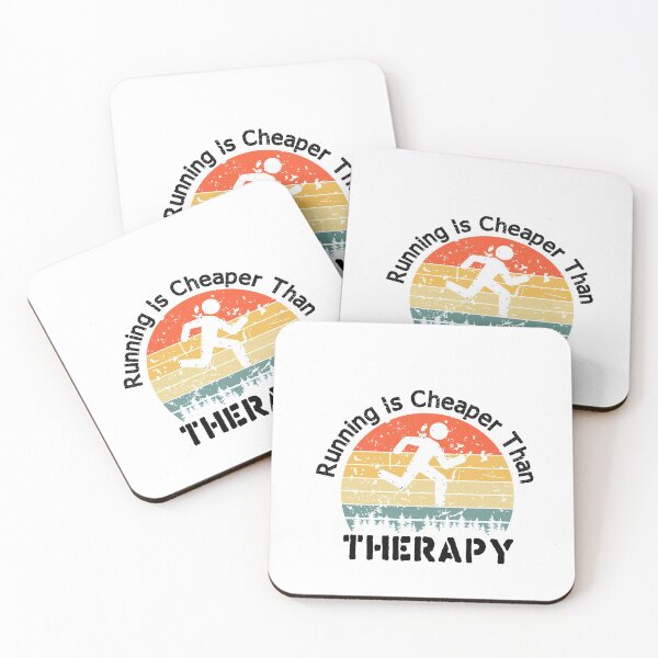 Item preview, Running It's Cheaper Than Therapy - Running Gift - Marathon Run - funny Gift ideas for runner Lovers  designed and sold by biigshow.