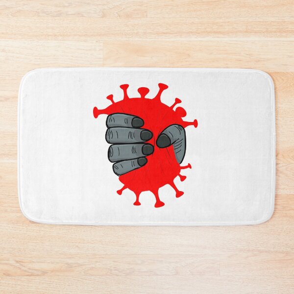 Item preview, A Monkey Crushes A Coronavirus I Hate Corona F*ck Corona designed and sold by Paulina Vanlife.