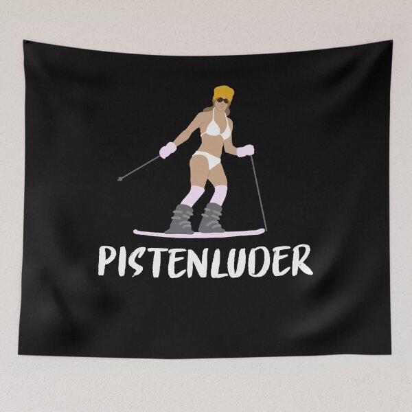 Item preview, Piste slut motif for women and girls at apres ski designed and sold by PlatonisDesign.