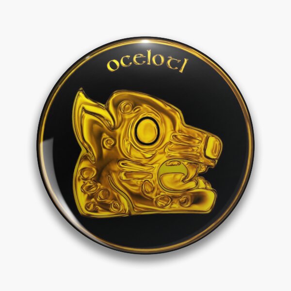 Item preview, Aztec Day Sign 'Ocelotl' (Jaguar) designed and sold by kernowerno.