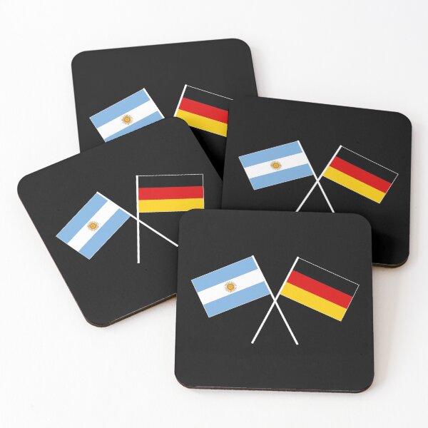 Item preview, Argentina Germany flag flag designed and sold by GeogDesigns.