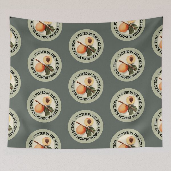 Item preview, I voted in the 2021 georgia runoff election [dot, top] designed and sold by bellatierra.