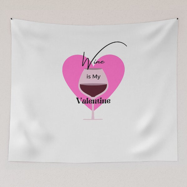 Item preview, Wine is my valentine funny valentine gift present valentines day theme alcohol themes designed and sold by funnylittleshop.