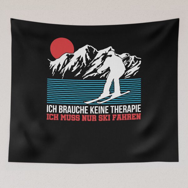 Item preview, I don't need therapy. Skiing, après-ski, winter vacation designed and sold by PlatonisDesign.