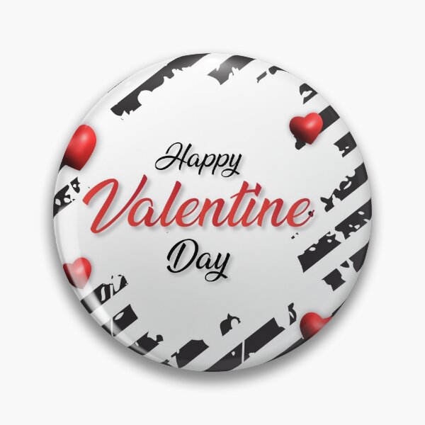 Item preview, Happy Valentine Day Black Lines designed and sold by Zuepfelmuetzen.