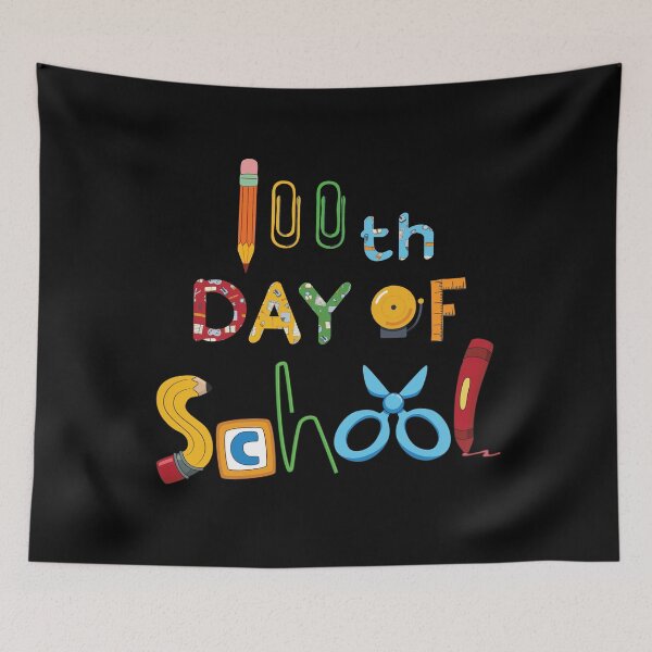 Artikelvorschau, Glückliches 100. Schultag für Kinder Lehrer-Schüler-Geschenk entworfen und verkauft von StarByAsem.