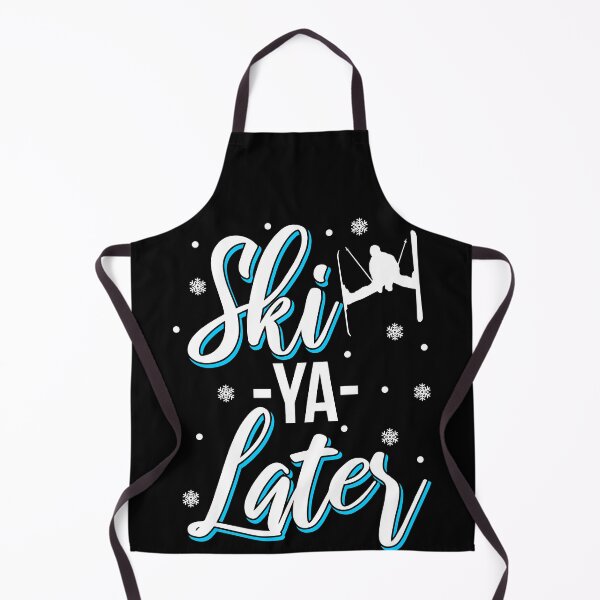 Item preview, Ski Ya Later Apres Ski motif skier winter vacation designed and sold by PlatonisDesign.
