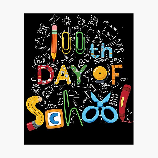 Item preview, 100th Day of School For Kids Teacher Student Gift designed and sold by StarByAsem.