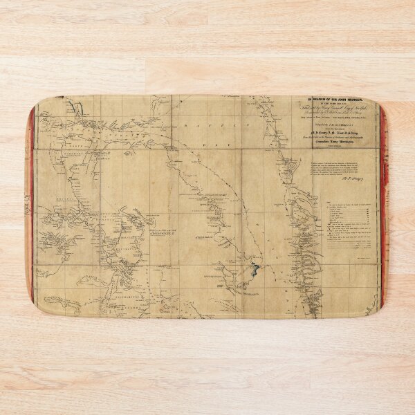 Item preview, American Arctic Expedition Map (1853) designed and sold by allhistory.