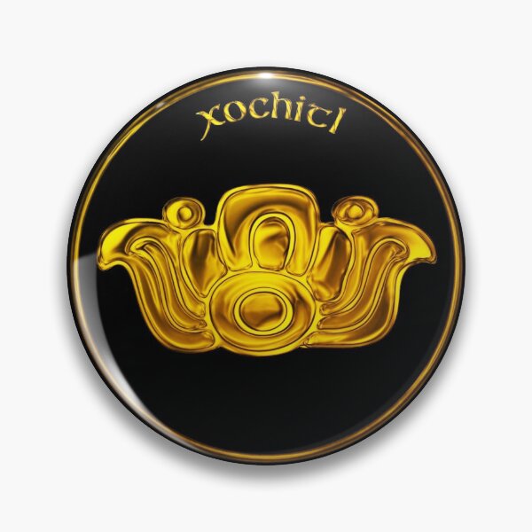 Item preview, Aztec Day Sign 'Xochitl' (Flower) designed and sold by kernowerno.
