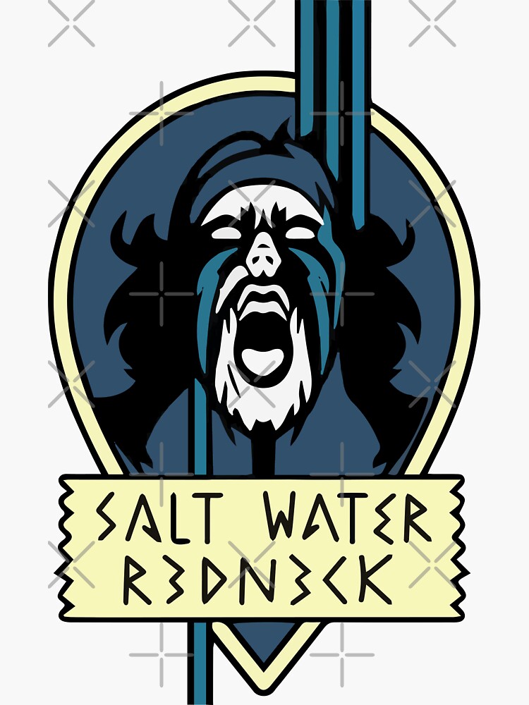 "Peanut Butter Falcon Salt Water Redneck" Sticker by IfDesignGroup