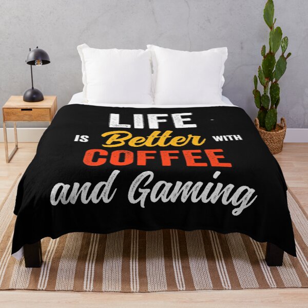 Item preview, Life is Better with Coffee and Gaming designed and sold by Luvjesus2.